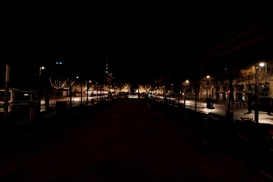 New year 2021 exclusion zone Berlin Unter den Linden 11
