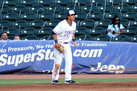 Nick Pratto plays first base for the NWA Naturals