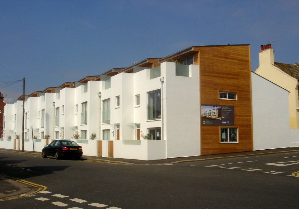 New Houses, Stoneham Road, Hove (April 2009)