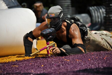 Paintball sports extreme