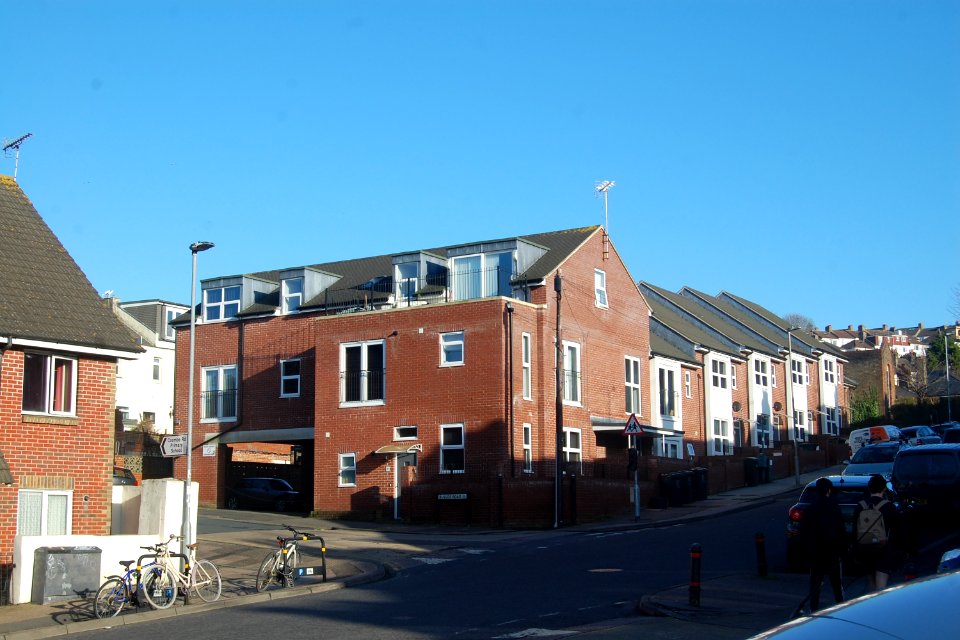 New Housing on the site of St Alban's Church, Coombe Road, Brighton (February 2020) (1)