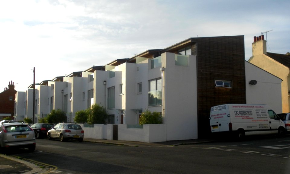 New Houses, Stoneham Road, Hove (September 2012)