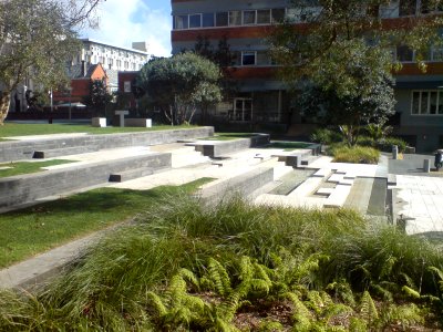 New Square In Front Of Auckland Church
