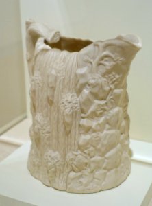 Niagara Falls pitcher, United States Pottery Company, c. 1855, porcelain - Portland Museum of Art - Portland, Maine - DSC04216