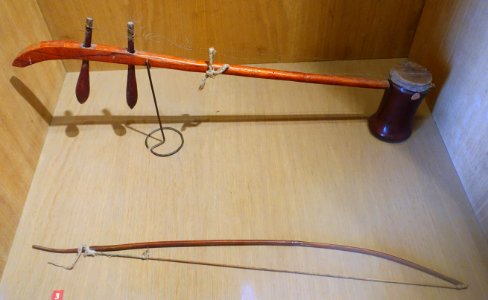 Nhi (two-stringed fiddle), Muong - Vietnam Museum of Ethnology - Hanoi, Vietnam - DSC02692 photo