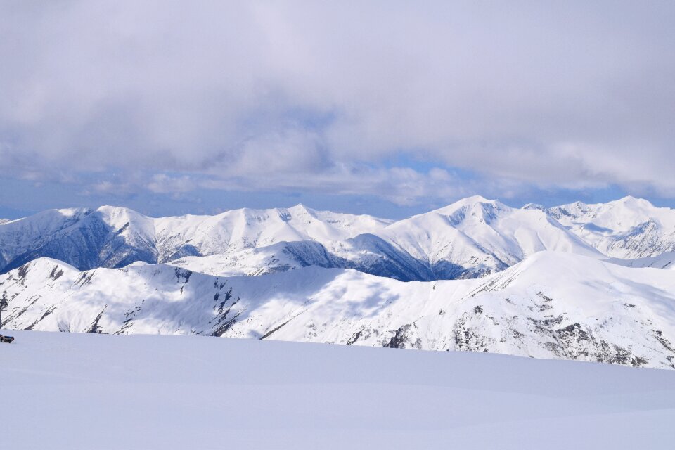 Winter nature ski