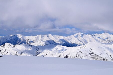 Winter nature ski