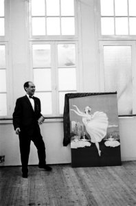 Nieuwe balletschool geopend in Tweede Weteringsdwarsstra van Nel Roos , bij de o, Bestanddeelnr 917-4533