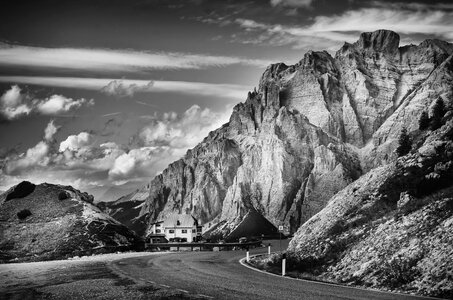 Chapel mountains nature photo