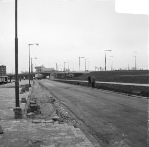 Nieuwe autosnelweg Rotterdam naar Schiedam, onderdoorgang van Beukelszbrug, Bestanddeelnr 919-0069