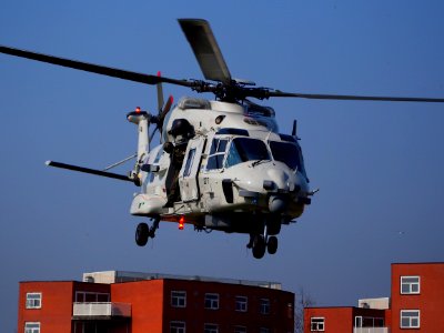 NH90 NFH (NATO Frigate Helicopter) AgustaWestland of the Royal Netherlands Navy (RNLN) at Hoofddorp, foto07