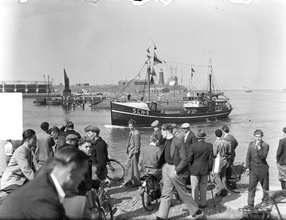 Nieuwe Haring. Scheveningen 9. Prinses Marijke in IJmuiden, Bestanddeelnr 903-9995