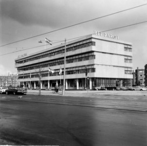 Nieuwe gebouw van Het Parool geopend, gebouw Parool, Bestanddeelnr 917-0489