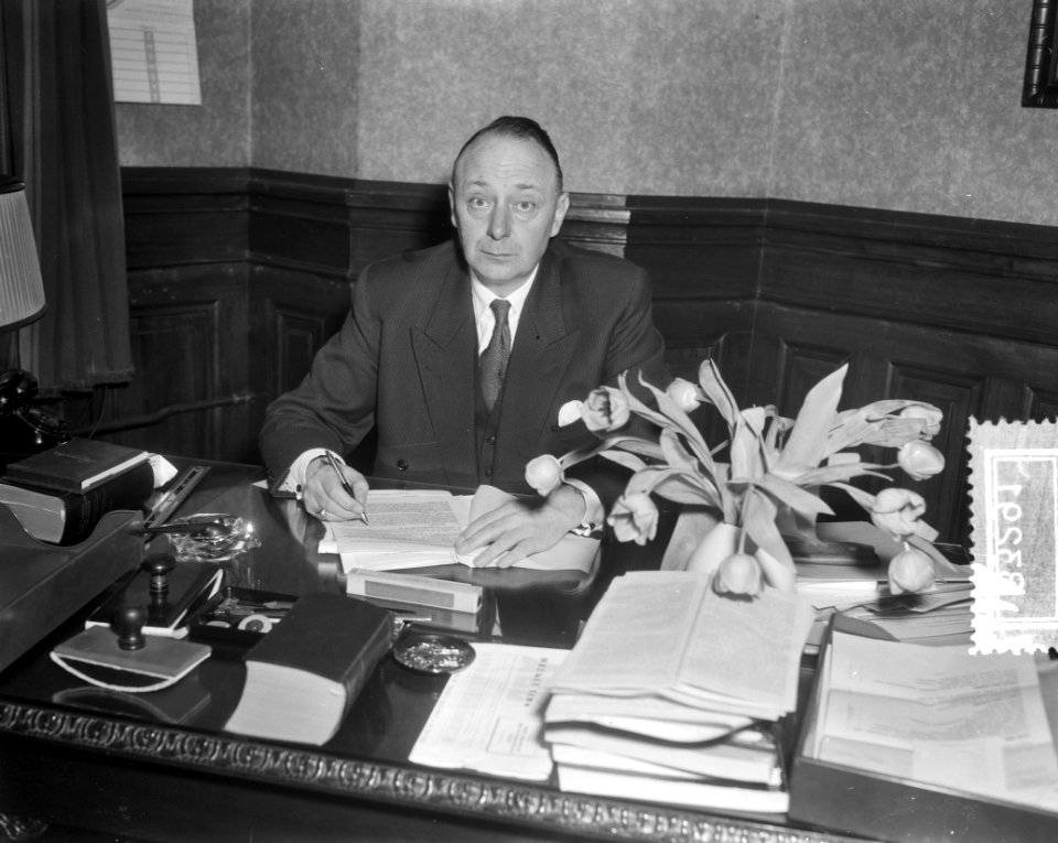 Nieuwe minister mr. G. P. Helders ( Overzee Zaken ), Bestanddeelnr 908-3291
