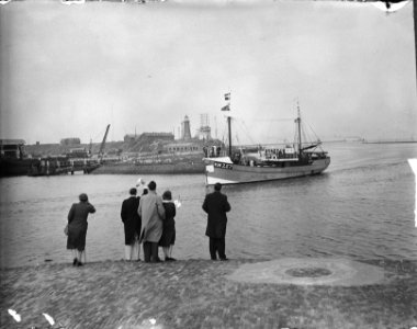 Nieuwe Laning Eerste Logger K227 in IJmuiden, Bestanddeelnr 903-3852