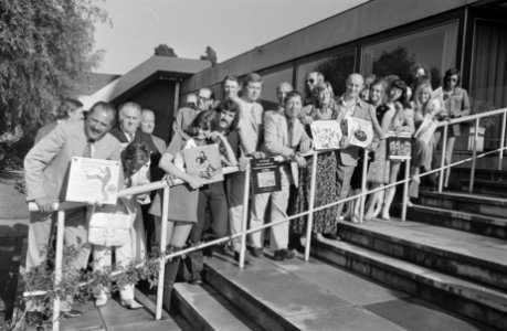Nieuwe LP in Hilton Amsterdam, Henk van Dijk, Seth Gaaikema, Willeke Alberti en , Bestanddeelnr 934-6573