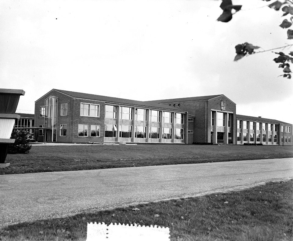 Nieuwe landbouwinstituten (5) Wageningen, gebouwencomplex hoofdgebouw, Bestanddeelnr 906-8105
