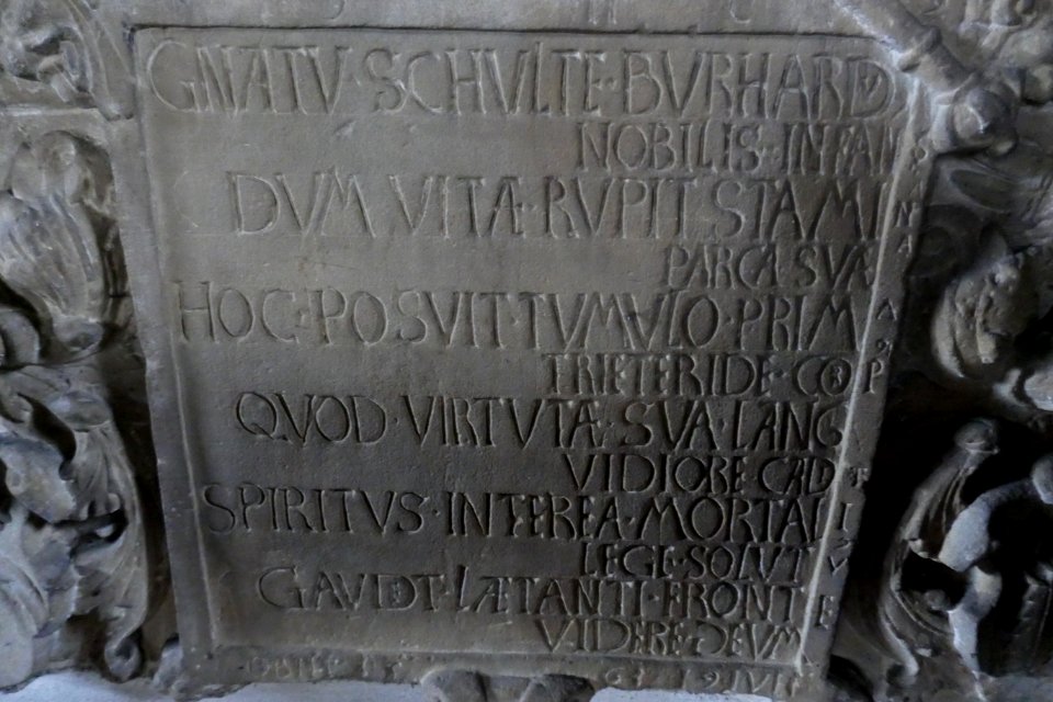 Nieheim - St. Nikolaus - Epitaph Burchard Schultzke - 2