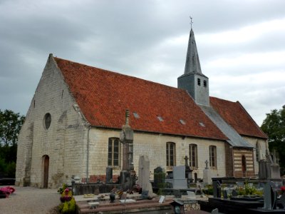 Nielles-lès-Ardres (Pas-de-Calais, Fr) Église Saint-Pierre (01)