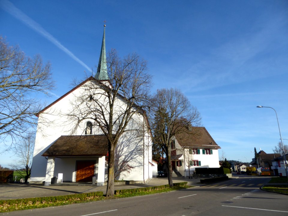 Niederwil SG - Kirche und Pfarrhaus