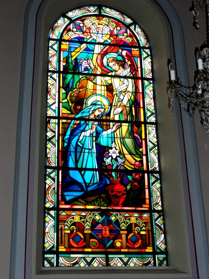 Niderviller (Moselle) église vitrail 02