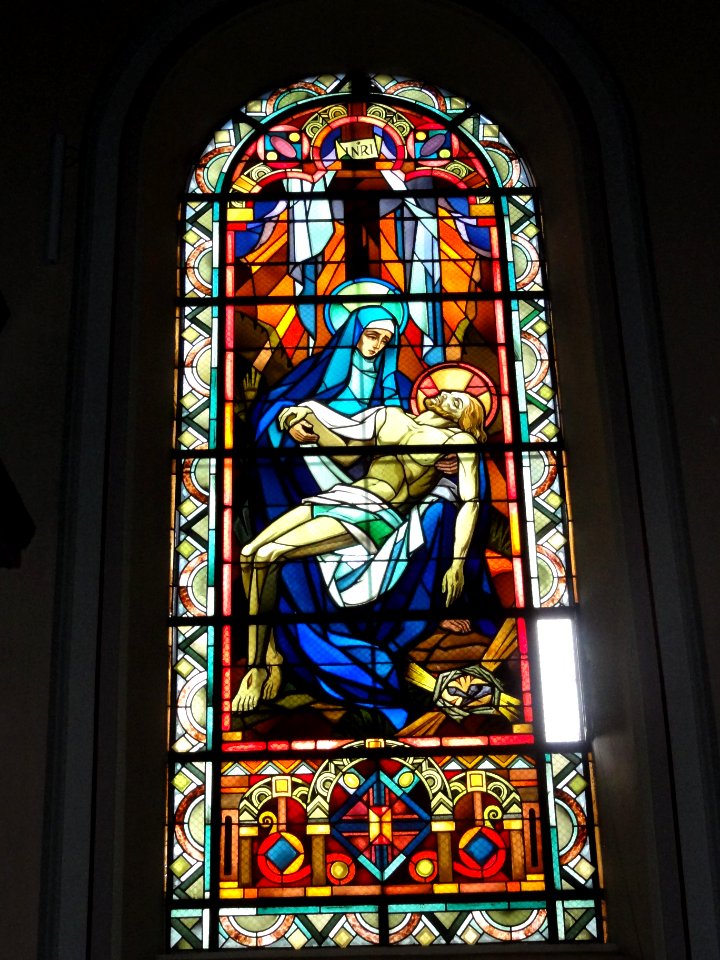 Niderviller (Moselle) église vitrail 01