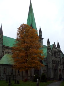 Nidaros Cathedral in October 2 photo