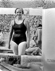 Nida Senff (zwemster) bij Olympische Spelen in 1936, Bestanddeelnr 925-3520