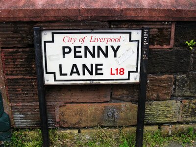 The beatles penny england photo