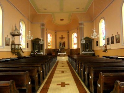 Niderviller (Moselle) église intérieur