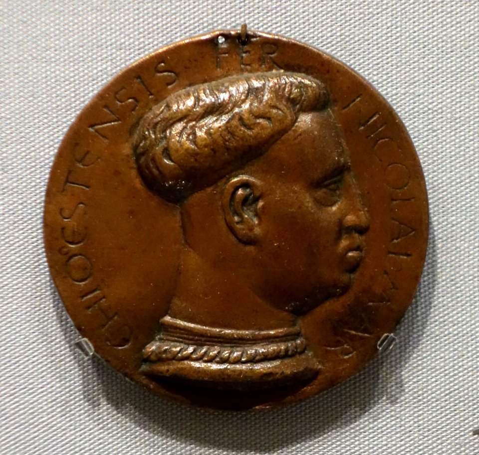 Nicolo III d'Este, Marquess of Ferrara, attributed to Amadio da Milano, designed after 1431 or c. 1441 - Chazen Museum of Art - DSC02135