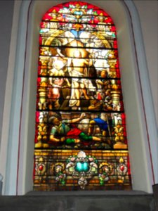 Niderviller (Moselle) église vitrail 04