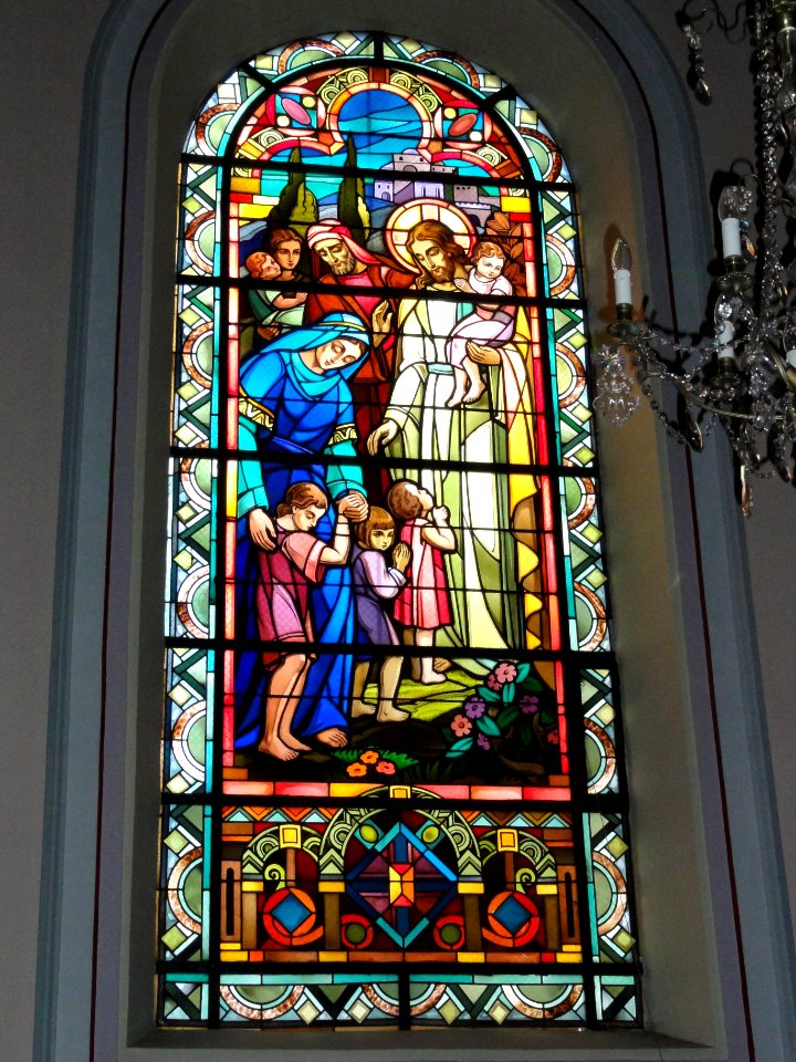 Niderviller (Moselle) église vitrail 07