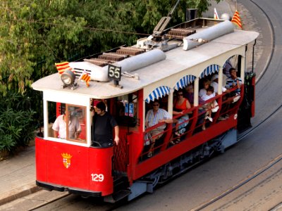 Old tram at Barcelona pic09