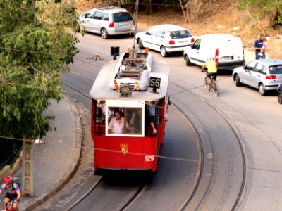 Old tram at Barcelona pic08-1
