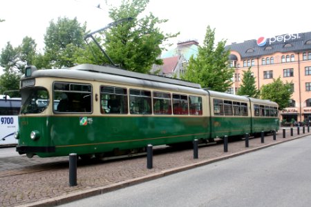 Old tram in Helsinki august 2016 - 2