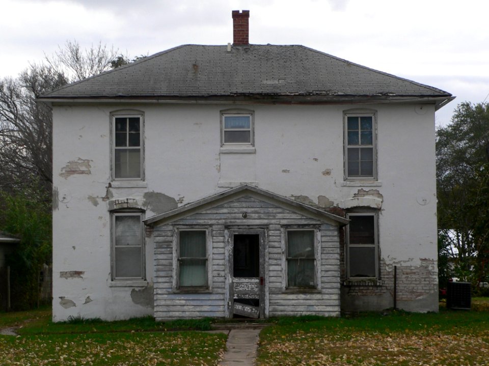 Old St. Wenceslaus rectory (Tabor, South Dakota) from N 1