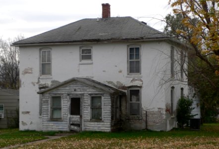 Old St. Wenceslaus rectory (Tabor, South Dakota) from NW 2