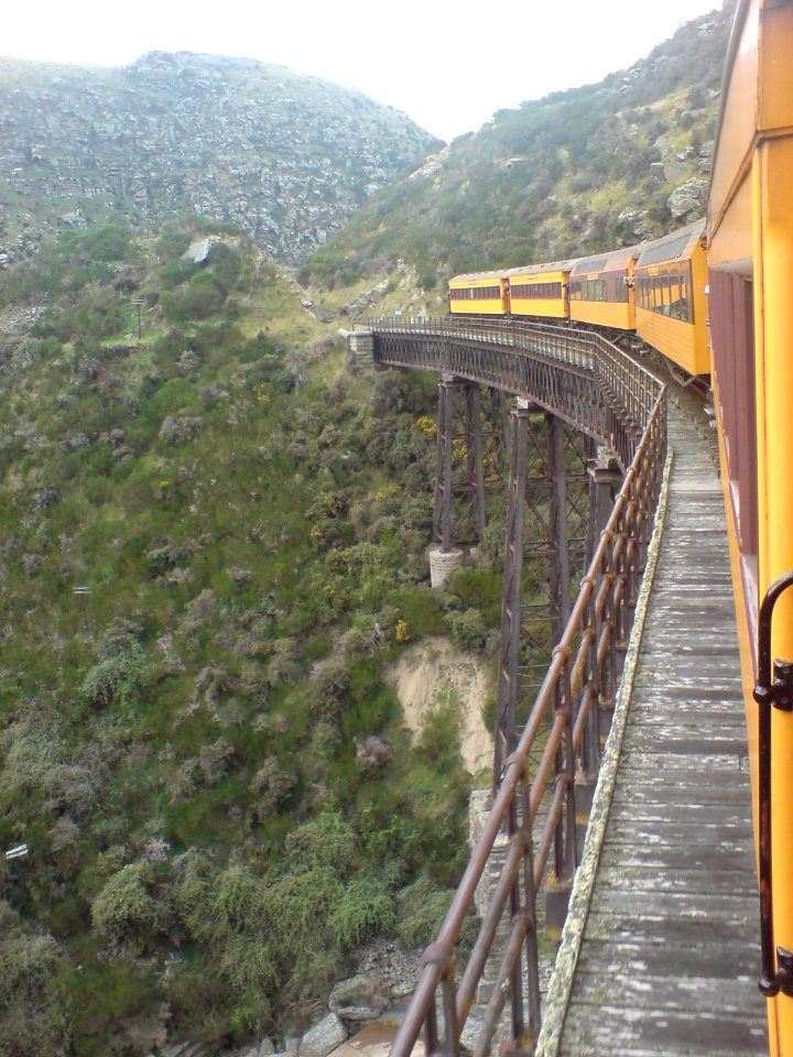 One Of The Higher Viaducts In Taieri Gorge