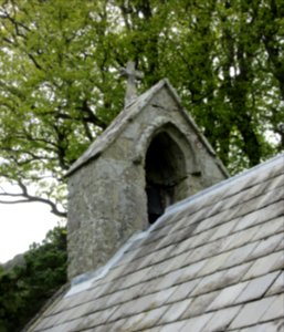 Old St Lawrence's Church, Seven Sisters Road, St Lawrence, Isle of Wight (May 2016) (Bell-cot)