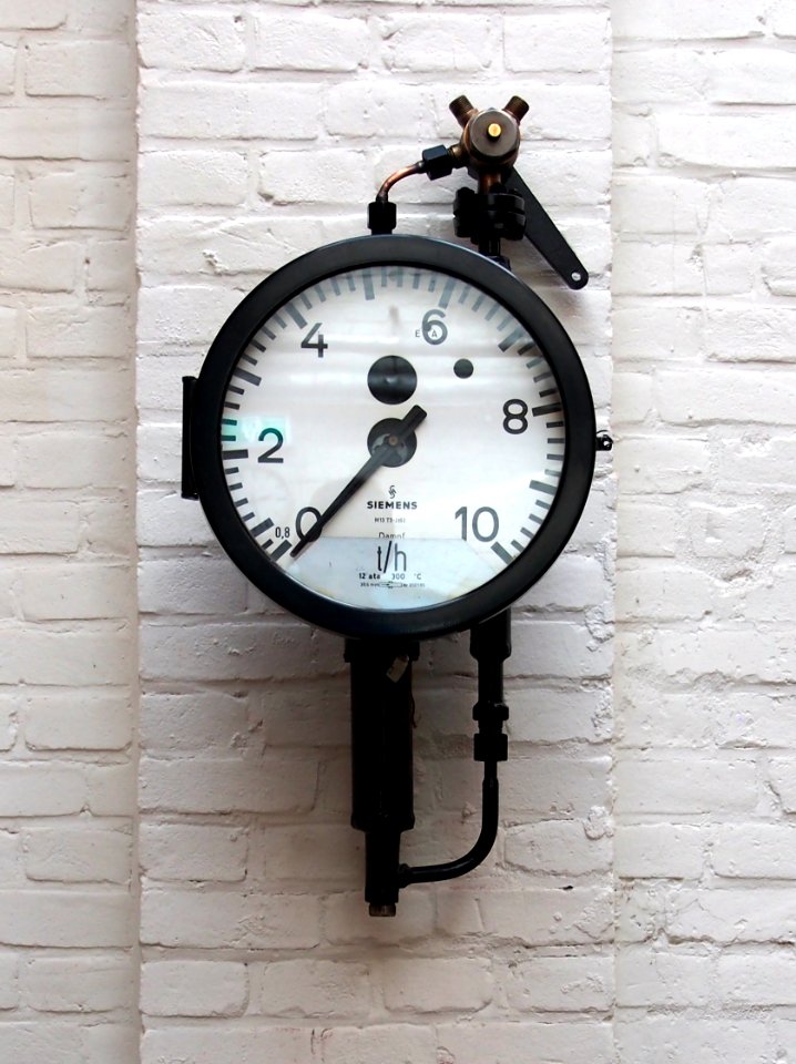 Old Siemens gauge at the Religiueze Stoommachine Ketelhuis Steyl