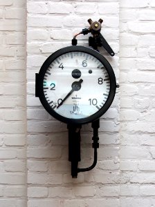 Old Siemens gauge at the Religiueze Stoommachine Ketelhuis Steyl