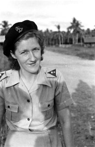 Onderluitenant van het Vrouwenhulpkorps KNIL, Bestanddeelnr 4931