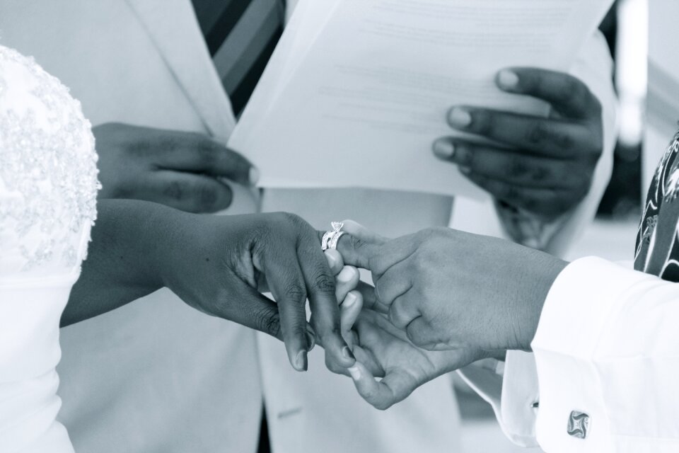 Rings wedding happy