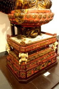 One thousand eye and one thousand arm Guan Yin, view 4, But Thap pagoda, Bac Ninh province, 1657 AD, lacquered wood - Vietnam National Museum of Fine Arts - Hanoi, Vietnam - DSC04962