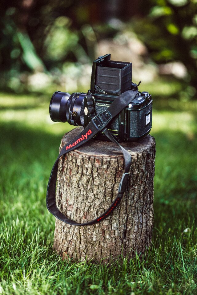Retro photo old camera
