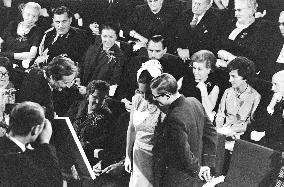 Ondertrouw prinses Margriet en Pieter van Vollenhoven, Bestanddeelnr 919-8687