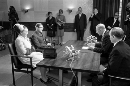 Ondertrouw prinses Margriet en Pieter van Vollenhoven, Bestanddeelnr 919-8731