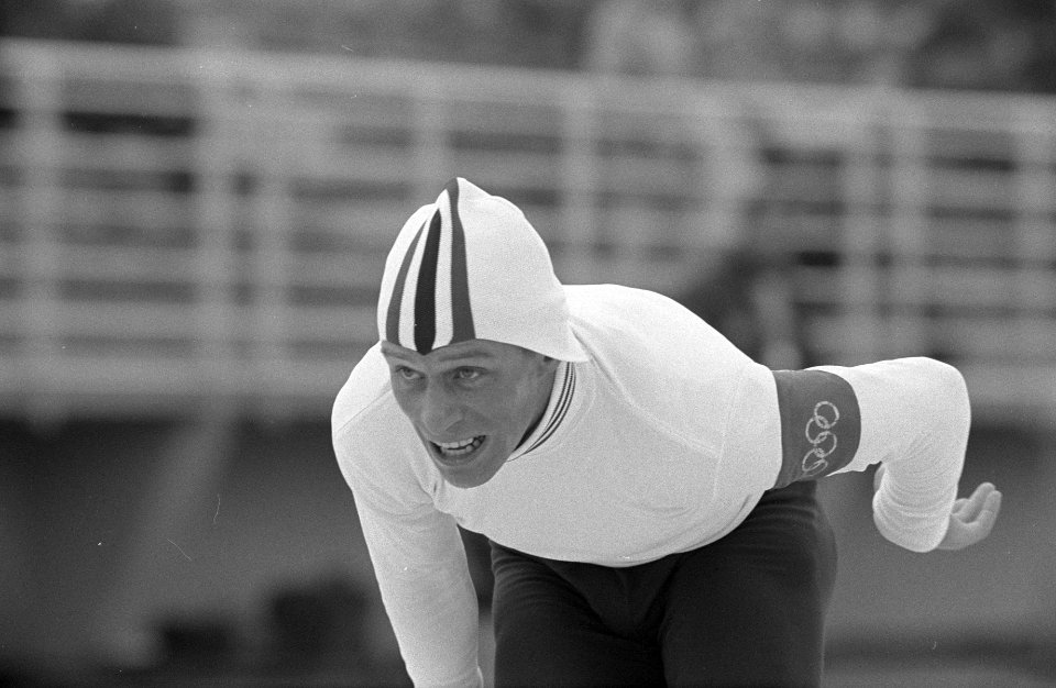 Olympische Winterspelen te Grenoble. Per Willy Guttormsen (Noorwegen) in actie o, Bestanddeelnr 921-0866
