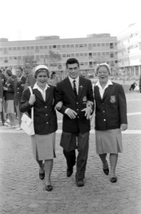 Olympische Spelen te Rome. Nederlandse deelnemers, v.l.n.r. Marianne Heemskerk ,, Bestanddeelnr 911-5264